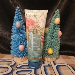 NWT Bath and Body Works Disney Princess Mulan Body Cream - Blue and Pink